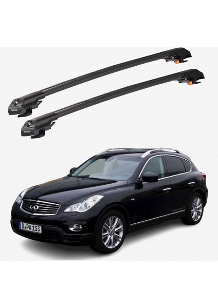 Infınıtı QX50 2014-2017 Trx1 Thunder Carrier Kilitli Ara Atkı Taşıyıcı Tavan Barı Siyah fiyatları