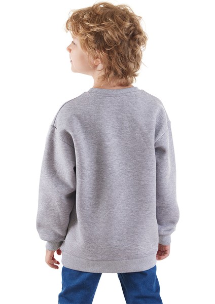 Just Smile Erkek Çocuk Gri Sweatshirt fiyatları
