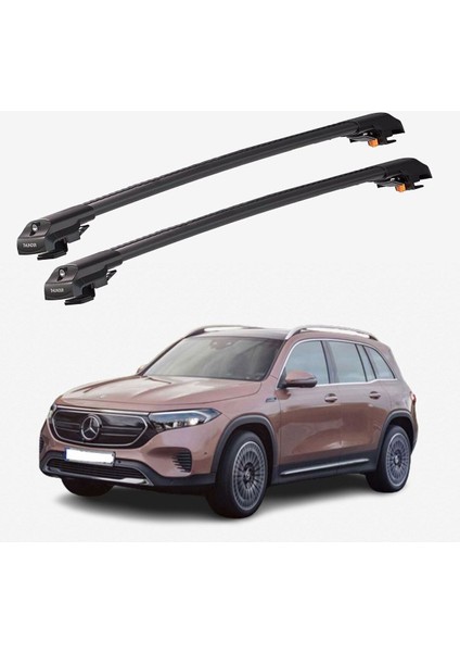 Mercedes-Benz Eqb 2021-SONRASI Trx1 Thunder Carrier Kilitli Ara Atkı Taşıyıcı Tavan Barı Siyah fiyatları