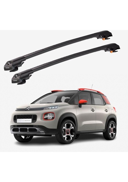 Cıtroen C3 Aırcross 2018-SONRASI Trx1 Thunder Carrier Kilitli Ara Atkı Taşıyıcı Tavan Barı Gri fiyatları