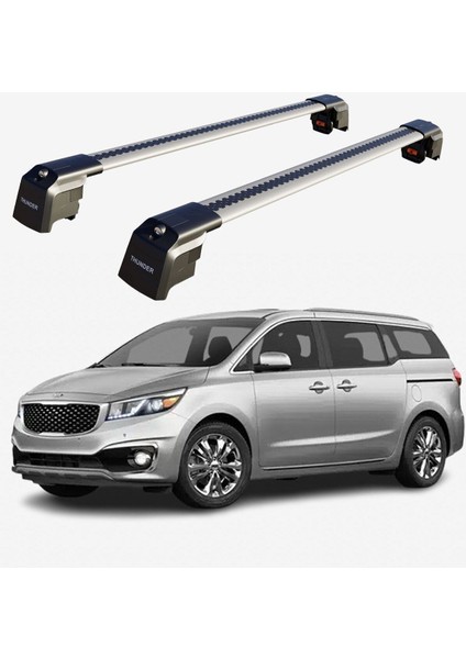 Kıa Carnıval 2015-2020 Trx2 Thunder Carrier Kilitli Ara Atkı Taşıyıcı Tavan Barı Siyah fiyatları