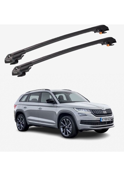 Skoda Kodıaq 2017-SONRASI Trx1 Thunder Carrier Kilitli Ara Atkı Taşıyıcı Tavan Barı Gri fiyatları