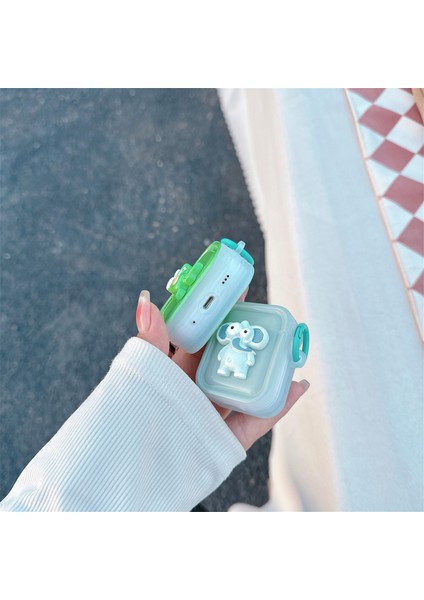 Pro 2 için Sevimli Dekor Tpu Kapak/ Pro Kılıf Halka Tokalı Kulaklık Kılıfı-Timsah (Yurt Dışından) fiyatları