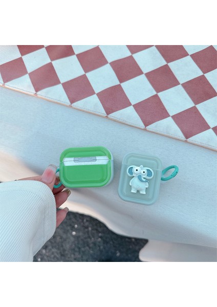 Pro 2 için Sevimli Dekor Tpu Kapak/ Pro Kılıf Halka Tokalı Kulaklık Kılıfı-Timsah (Yurt Dışından) modelleri