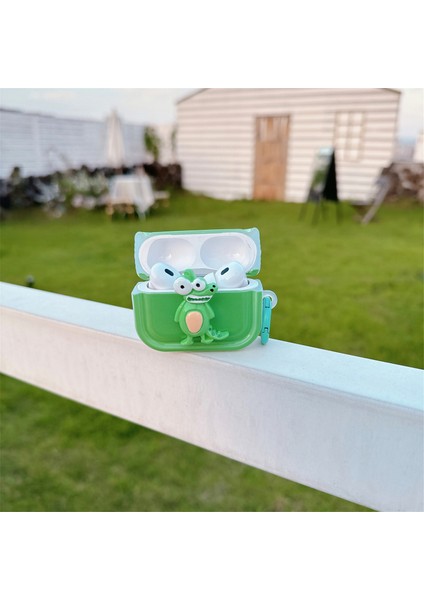 Pro 2 için Sevimli Dekor Tpu Kapak/ Pro Kılıf Halka Tokalı Kulaklık Kılıfı-Timsah (Yurt Dışından) indirimleri