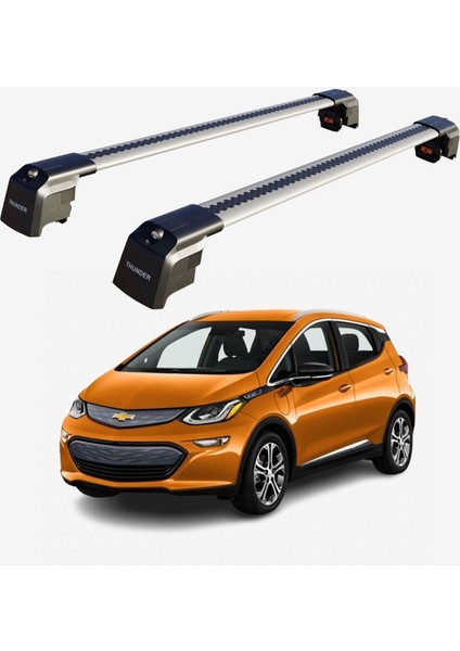 Chevrolet Bolt 2017-SONRASI Trx2 Thunder Carrier Kilitli Ara Atkı Taşıyıcı Tavan Barı Gri fiyatları