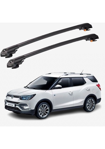 Ssangyong Tıvolı Xlv 2016-SONRASI Trx1 Thunder Carrier Kilitli Ara Atkı Taşıyıcı Tavan Barı Gri