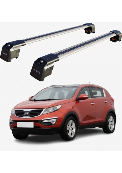 Kıa Sportage 2010-2015 Trx2 Thunder Carrier Kilitli Ara Atkı Taşıyıcı Tavan Barı Gri fiyatları