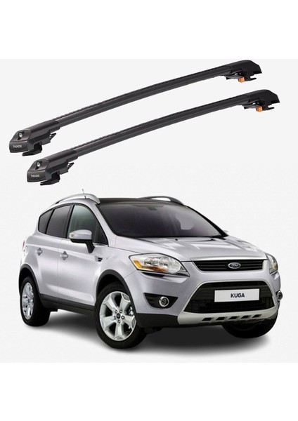 Ford Kuga 2008-2012 Trx1 Thunder Carrier Kilitli Ara Atkı Taşıyıcı Tavan Barı Siyah fiyatları