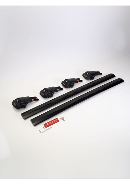 Opel Frontera 1992-1998 Trx1 Thunder Carrier Kilitli Ara Atkı Taşıyıcı Tavan Barı Gri