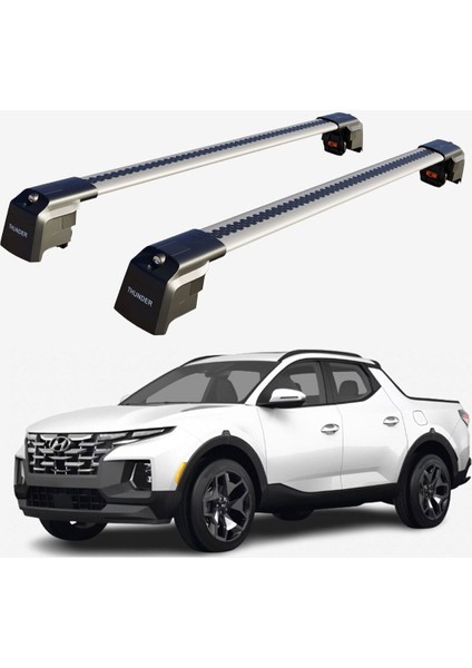 Hyundaı Santa Cruz 2022-SONRASI Trx2 Thunder Carrier Kilitli Ara Atkı Taşıyıcı Tavan Barı Siyah fiyatları