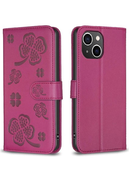 IPhone 15 Için Flip Case Artı Çok Renkli Kart Yuvaları Tutucu Kickstand Pu (Yurt Dışından)