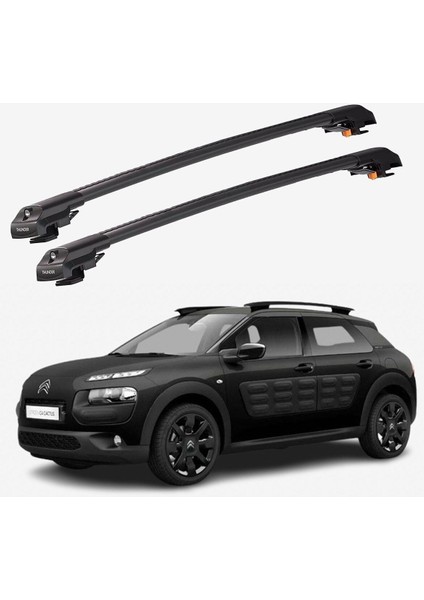Cıtroen C4 Cactus 2014-SONRASI Trx1 Thunder Carrier Kilitli Ara Atkı Taşıyıcı Tavan Barı Gri fiyatları