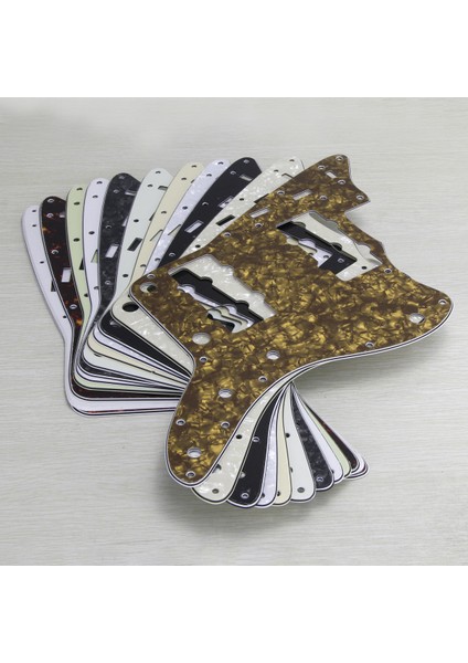 Beyaz 1 Katlı Stil Yeni Jazzmaster Gitar Pickguard Pick Guard Çizik Plakası Vidalar ile Amerikan Vintage Jm Stil Gitar Için, 12 Renk Seçeneği (Yurt Dışından)