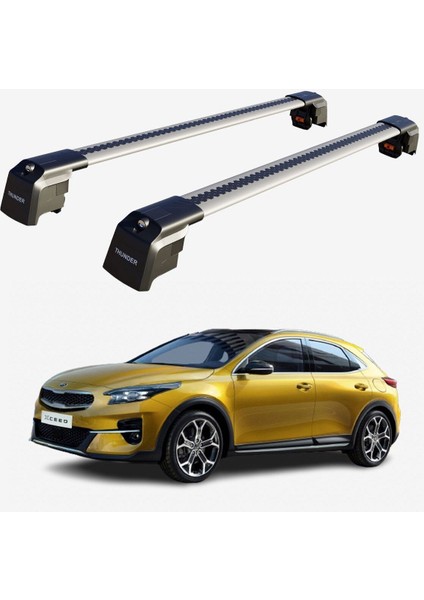 Kıa Xceed 2019-SONRASI Trx2 Thunder Carrier Kilitli Ara Atkı Taşıyıcı Tavan Barı Siyah fiyatları