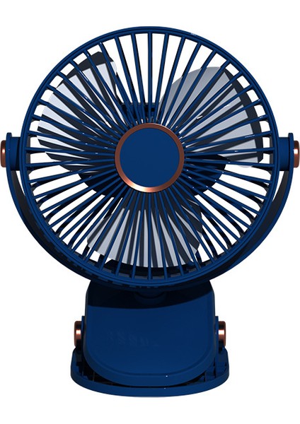 Ruyı Klipsli Fan USB Şarjlı Bebek Arabası Ofis Masaüstü Masaüstü Gece Lambası Elektrikli Fan (Yurt Dışından)