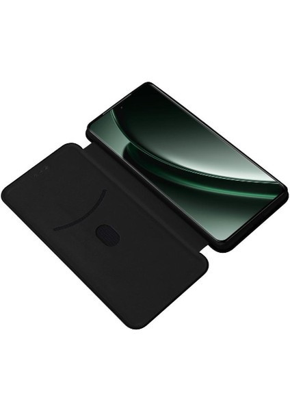 Kart Tutucu Kickstand Deri Folio Flip ile Realme Gt 6 Için Flip Case (Yurt Dışından)