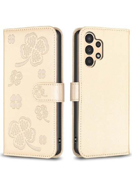 Samsung Galaxy M23 5g Yonca Çiçek Cüzdan Çok Renkli Pu Için Flip Case (Yurt Dışından)