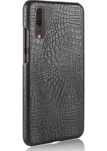 Huawei P20 Koruyucu Kapak Klasik Timsah Için Şık Klasik Kılıf (Yurt Dışından) modelleri