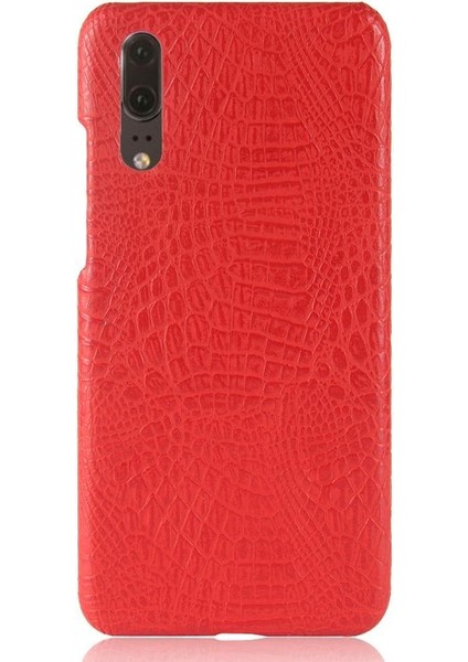 Huawei P20 Koruyucu Kapak Klasik Timsah Için Şık Klasik Kılıf (Yurt Dışından) fiyatları