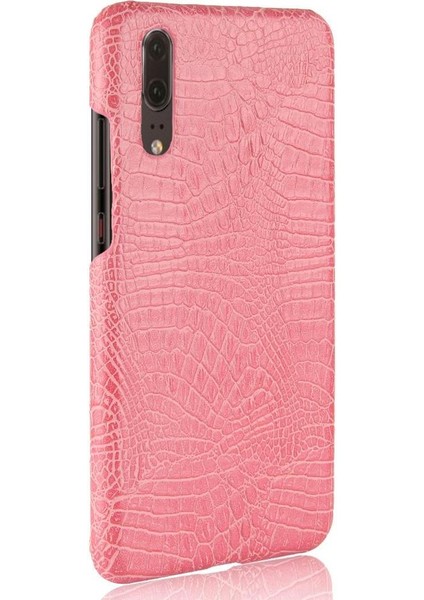 Huawei P20 Koruyucu Kapak Klasik Timsah Için Şık Klasik Kılıf (Yurt Dışından) fiyatları