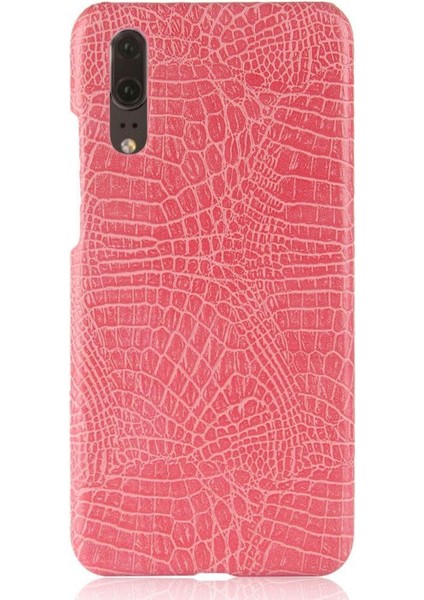 Huawei P20 Koruyucu Kapak Klasik Timsah Için Şık Klasik Kılıf (Yurt Dışından) modelleri