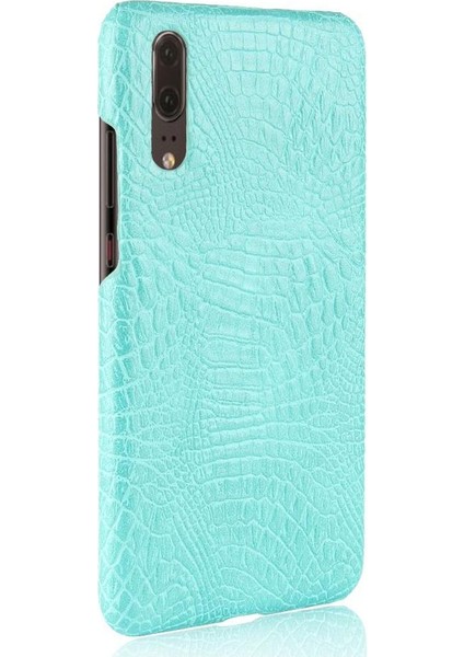 Huawei P20 Koruyucu Kapak Klasik Timsah Için Şık Klasik Kılıf (Yurt Dışından) fiyatları