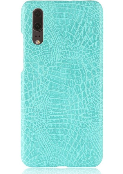 Huawei P20 Koruyucu Kapak Klasik Timsah Için Şık Klasik Kılıf (Yurt Dışından) modelleri