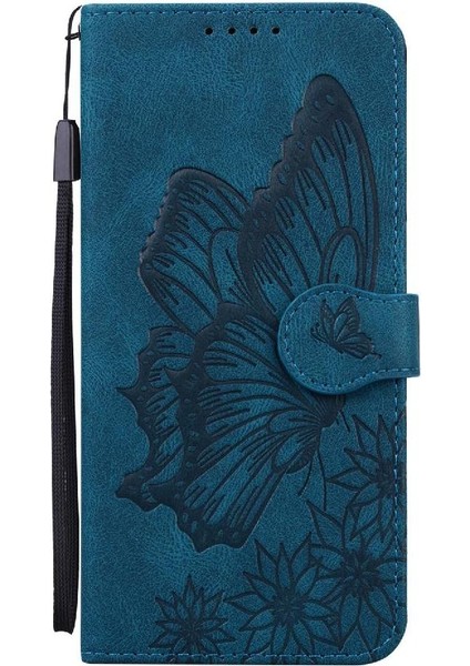 Xiaomi Redmi Için Flip Case 13 4g Manyetik Closu Büyük Kelebek Kart Yuvaları (Yurt Dışından)