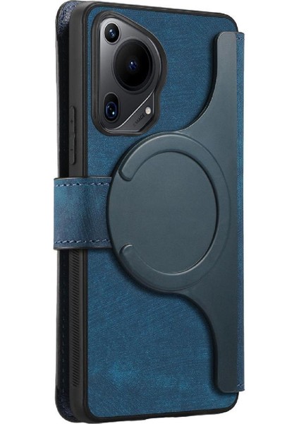 Huawei Pura 70 Için Flip Case Ultra Retro Kart Standı Cüzdan Mıknatıs Malzeme (Yurt Dışından) fırsatları