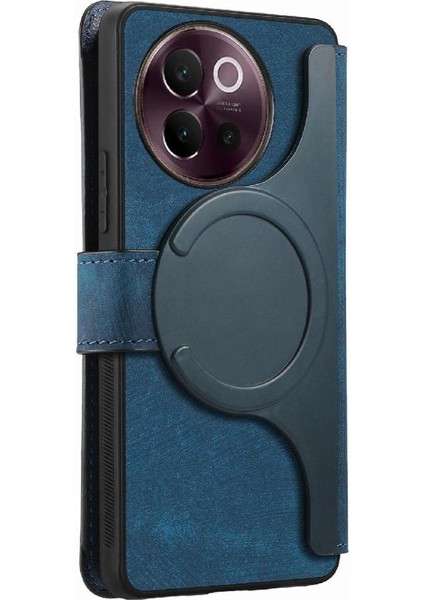 Vıvo V40 Lite Için Flip Case Retro Kart Standı Cüzdan Mıknatıs Koruyucu (Yurt Dışından) fırsatları
