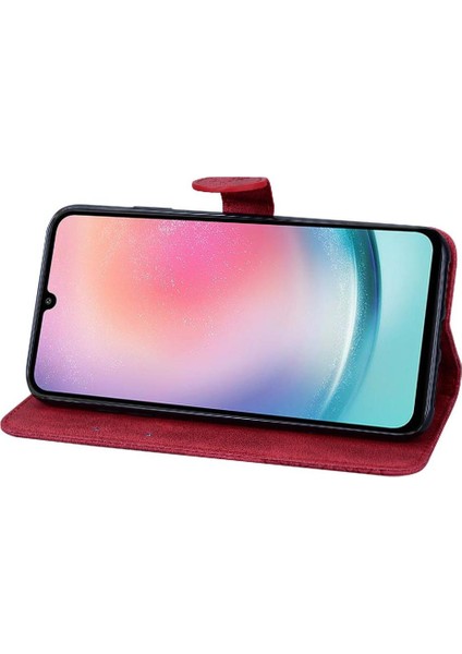 Samsung Galaxy S24 Fe Için Flip Case Büyük Kelebek Pu Deri Cüzdan Kart (Yurt Dışından) modelleri