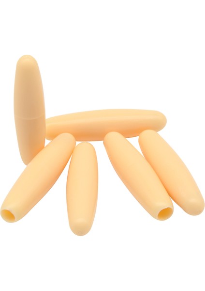 Krem 6pcs Tarzı Fleor Lastik Elektro Gitar Tremolo Kol Kapağı 5mm Siyahbeyazkrem (Yurt Dışından)