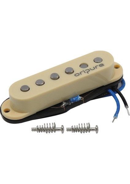Krem Orta Tarzı Oripure Vintage Staggered Pole Alnico Manyetik Bobin TSF558 St Gitar Parçaları, Boyunortaköprü Manyetik Seçimi (Yurt Dışından)