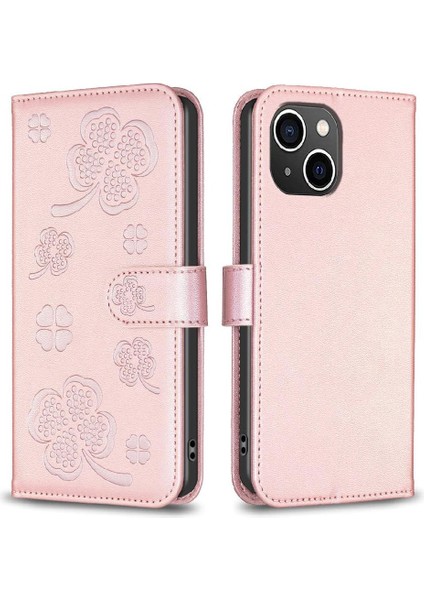 IPhone 15 Için Flip Case Artı Çok Renkli Kart Yuvaları Tutucu Kickstand Pu (Yurt Dışından)
