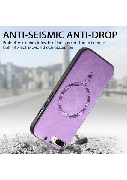 IPhone 7 Için Kılıf Artı/8 Artı Ince Kablosuz Şarj Magsafe Araba Bağlar (Yurt Dışından)