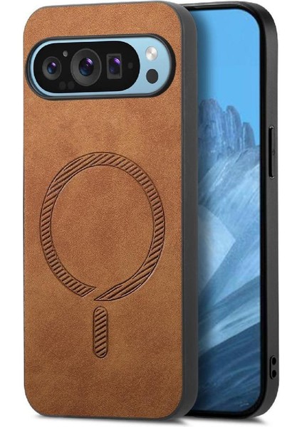 Google Pixel 9 Slim Hafif Magsafe Araba Mounts Kablosuz Için Flip Case (Yurt Dışından)