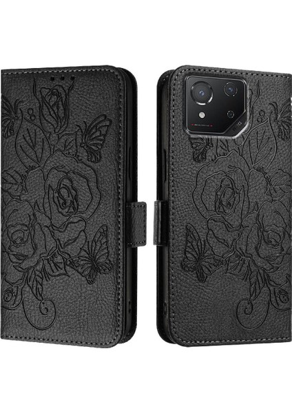 Kredi ile Asus Rog Telefon 8/8 Pro Pu Deri Manyetik Cüzdan Için Kılıf (Yurt Dışından)