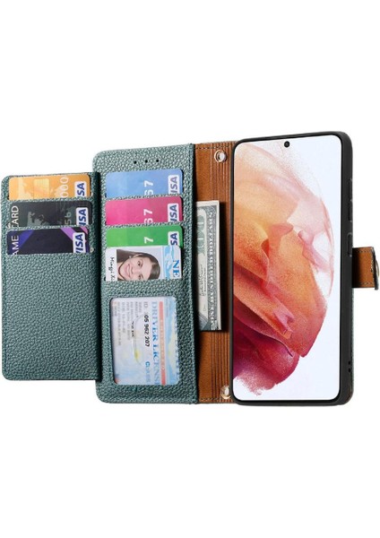 Samsung Galaxy S21 Fermuar Aşk Cüzdan Kordon Deri Kılıf (Yurt Dışından) fırsatları