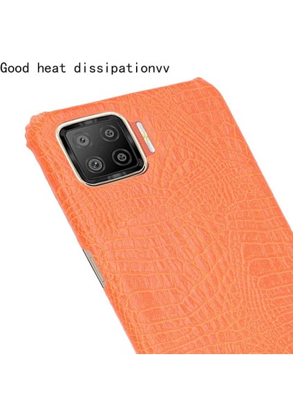 Oppo A73 Klasik Timsah Moda Koruyucu Için Şık Klasik Kılıf (Yurt Dışından)