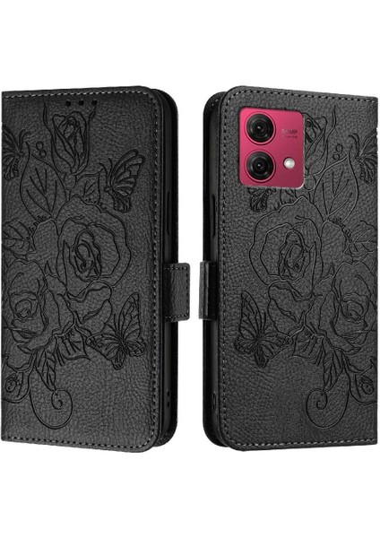 Motorola Moto G84 5g Manyetik Cüzdan Pu Deri Kredi Kartı ile Kılıf (Yurt Dışından)