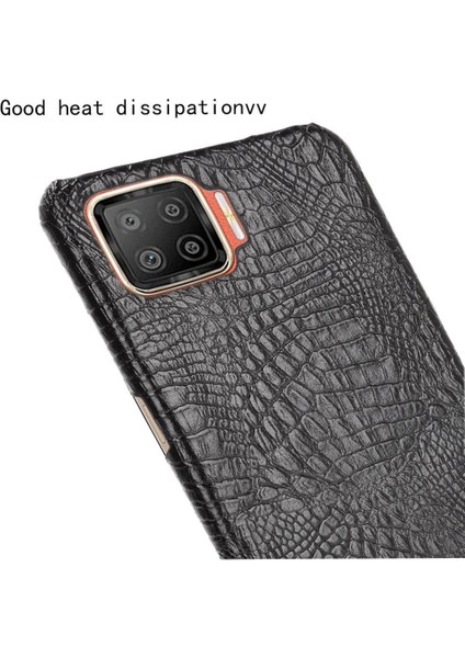 Oppo A73 Klasik Timsah Moda Koruyucu Için Şık Klasik Kılıf (Yurt Dışından)