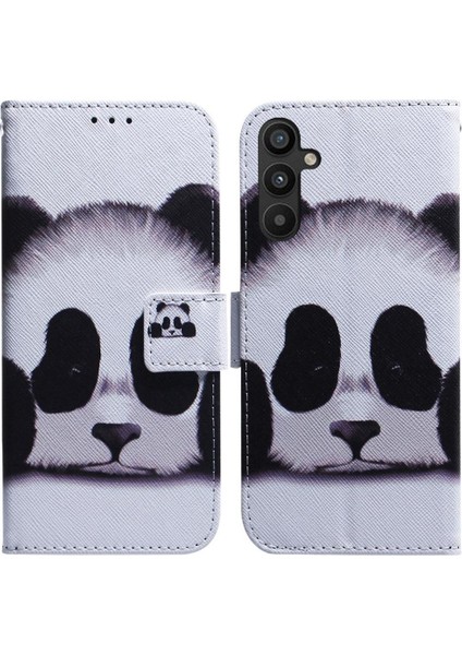 Samsung Galaxy A34 5g Için Flip Case Pu Deri Manyetik Kapatma Boyalı (Yurt Dışından)