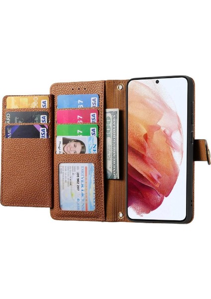 Samsung Galaxy S21 Fermuar Aşk Cüzdan Kordon Deri Kılıf (Yurt Dışından) fırsatları