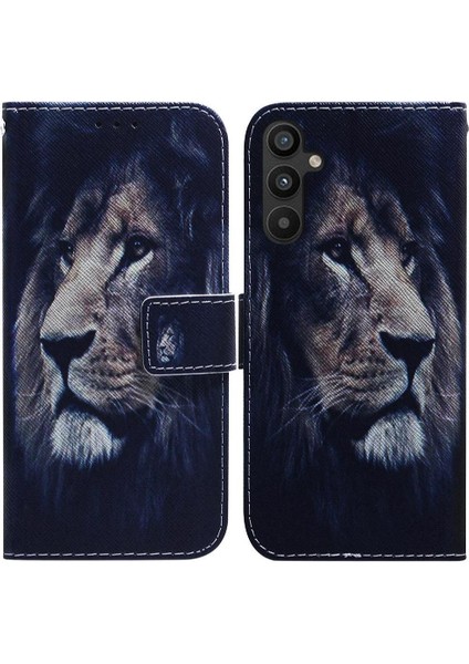 Samsung Galaxy A54 5g Boyalı Manyetik Kapatma Cüzdan Pu Için Flip Case (Yurt Dışından)