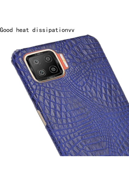 Oppo A73 Klasik Timsah Moda Koruyucu Için Şık Klasik Kılıf (Yurt Dışından)