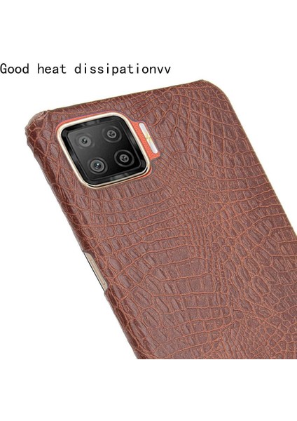Oppo A73 Klasik Timsah Moda Koruyucu Için Şık Klasik Kılıf (Yurt Dışından)