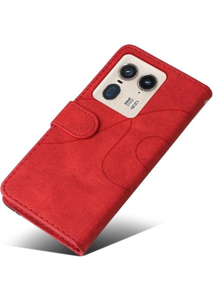 Motorola Moto X50 Ultra 5g Için Flip Case Kart Yuvası Standı Kickstand ile (Yurt Dışından)