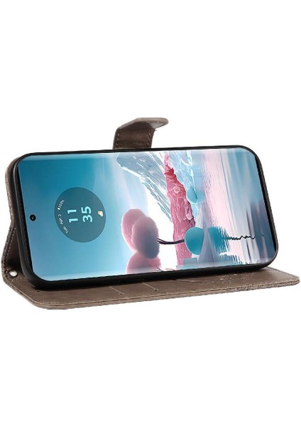 Motorola Kenar 40 Neo 5g Için Flip Case Kabartmalı Kelebek ile Yüksek Kalite (Yurt Dışından) indirimleri