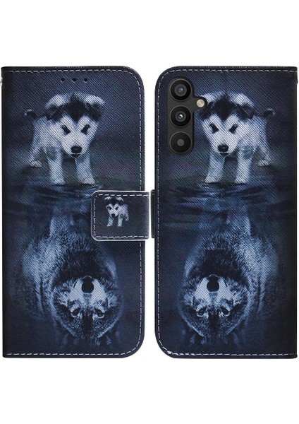 Samsung Galaxy A54 5g Boyalı Manyetik Kapatma Cüzdan Pu Için Flip Case (Yurt Dışından)